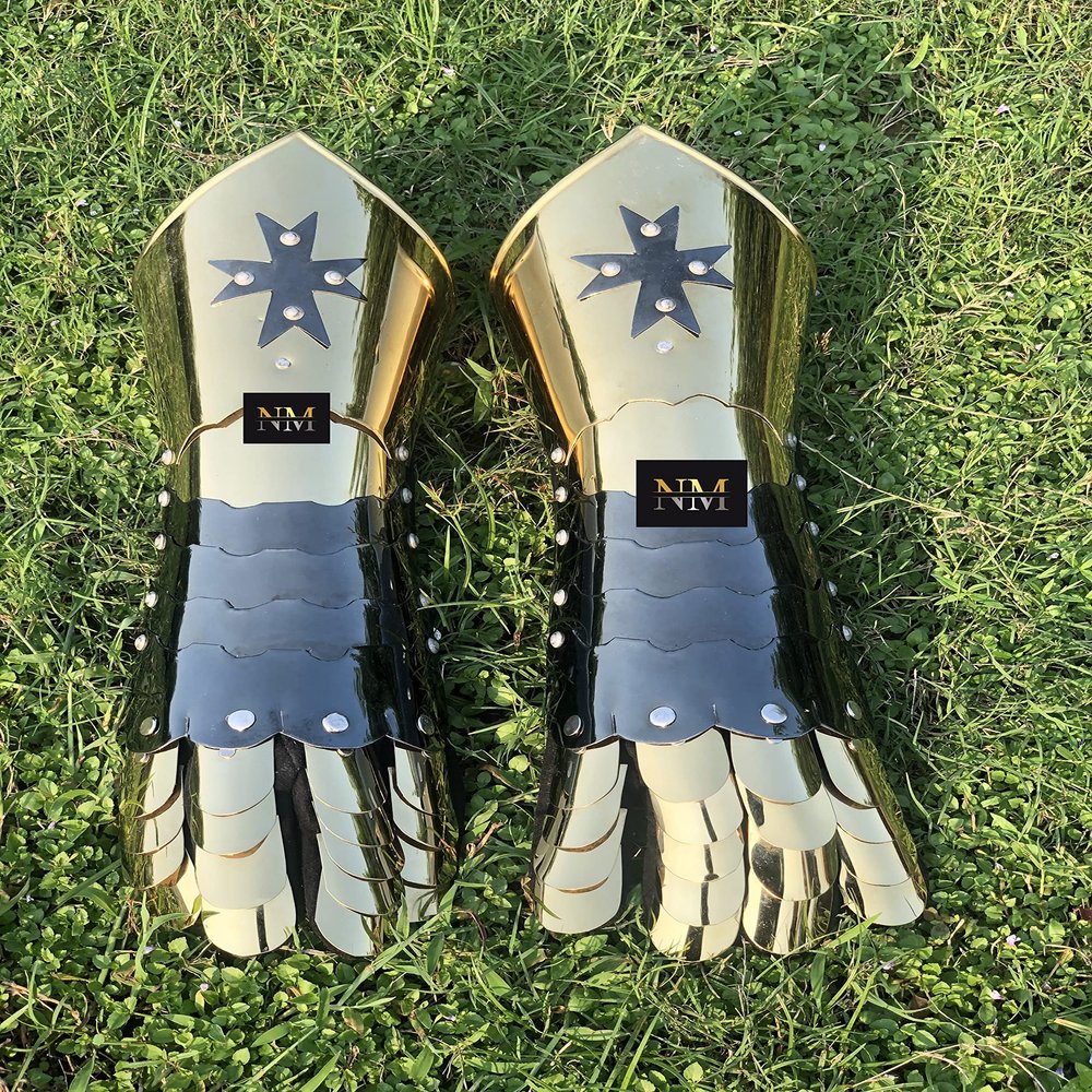 Medieval Knight Gauntlets Armour Fuctional Armor Cosplay LARP Armor