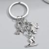 1Pc Winter Keychain Skiing Scarf Glove Key Ring Sport Key Chains For Women Men Handbag Accessorie view 3