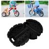 Kids Pedals, 2 Pieces Plastic Childrens Tricycle Pedal, Black Child Baby Stroller Front Wheel Mat Footrest Foot Pedal for Children's Trikes or Bikes view 4