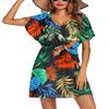 Ekouaer Women's Swimsuit Cover Ups Sexy Bikini Beach Swimwear V Neck Bathing Suit Coverup view 1