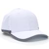 Shape28 Lightweight EMF Protection Silver Liner Cap Unisex Hat with USPF50 Shield WiFi Blocker Shield Protection Baseball Caps Color White with Reflective Strip view 1