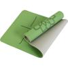 Mat Block Yoga Mat with Non-Slip 1/4" Thick Anti-Tear, High Density TPE Eco-Friendly Foam Material for Home, Pilates and Floor Exercises & Fitness, Green (72" L x 24" W) view 1