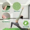 Mat Block Yoga Mat with Non-Slip 1/4" Thick Anti-Tear, High Density TPE Eco-Friendly Foam Material for Home, Pilates and Floor Exercises & Fitness, Green (72" L x 24" W) view 3