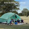 Ciays Camping Tent 6 Person Waterproof Family Tent with Removable Rainfly and Carry Bag Lightweight Tent with Stakes for Camping Traveling Backpacking Hiking Outdoors, New Teal view 2