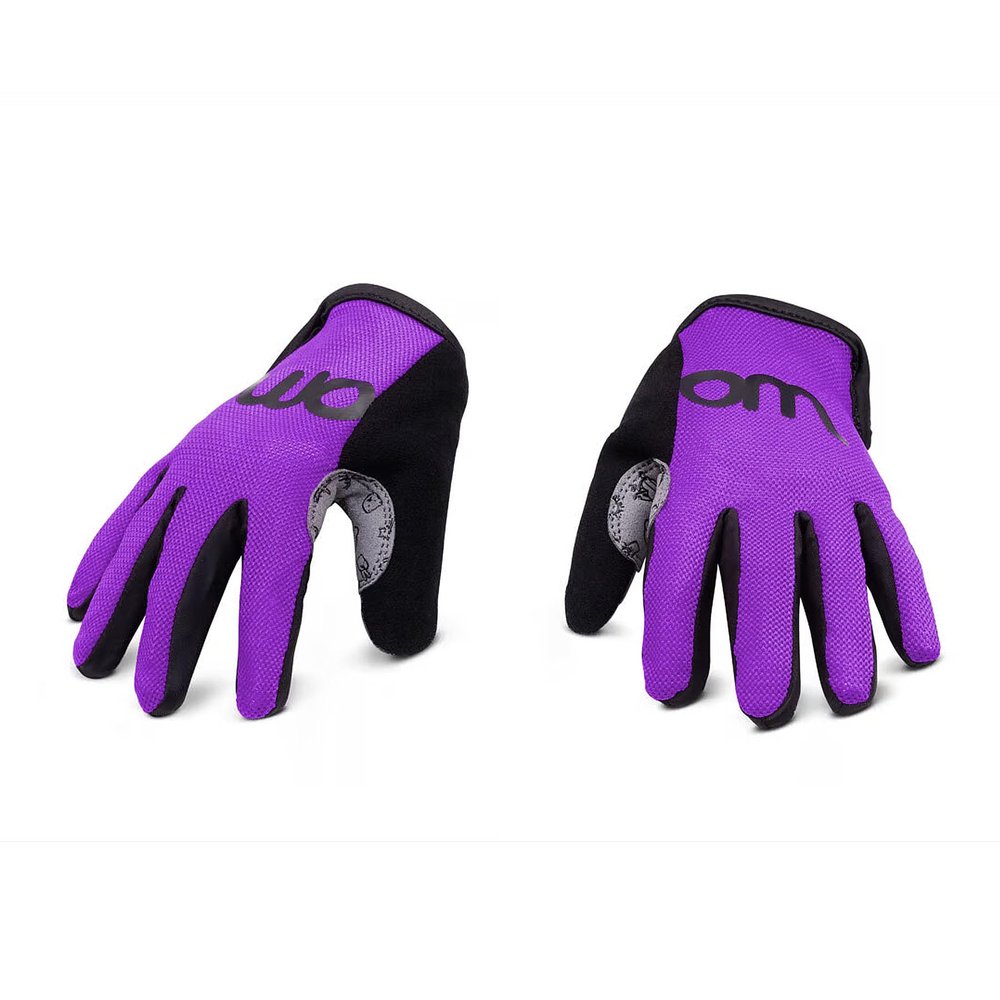 woom TENS Bike Gloves, Childs & Youth Bicycle Full Finger Protection with Grip for Road Cycling & Mountain Biking (Boys & Girls) - Purple - 6