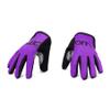 woom TENS Bike Gloves, Childs & Youth Bicycle Full Finger Protection with Grip for Road Cycling & Mountain Biking (Boys & Girls) - Purple - 6 view 1