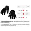 woom TENS Bike Gloves, Childs & Youth Bicycle Full Finger Protection with Grip for Road Cycling & Mountain Biking (Boys & Girls) - Black - 5 view 2