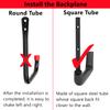 Heavy Duty Kayak Storage Racks, 15 Inch Wall Mount Garage Hooks for Kayak, Canoe, Surfboard, Paddle Board, SUP, Made of Square Low-Carbon Steel view 4