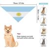Argentina Flag Dog Bandana Pet Bib Dog Scarf Pet Holiday Supplies view 2