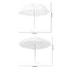 Hilitand Lace Umbrella White Embroidery Fashion Romantic Wedding Party Photography Decoration Umbrella Lightweight Mesh Parasol view 3