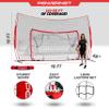 PowerNet Soccer Goal, 16x10 FT Soccer Training Equipment Combo Barrier Net, Pop Up Goal with Four Pocket Targets, Improve Accuracy, Stops Most Missed Shots view 3