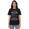 1972 El Camino SS Sketch Outline Art Short-Sleeve Unisex T-Shirt Black view 3