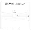 Boat EVA Faux Teak Decking Floor Compatible with 2005 Malibu Sunscape LSV Swim Platform view 2