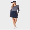 32 Degrees Cool Women's Stretch Woven Skort | Slip-On | Elastic Waistband | Office | Tennis | Golf, Hero Navy, X-Small view 2