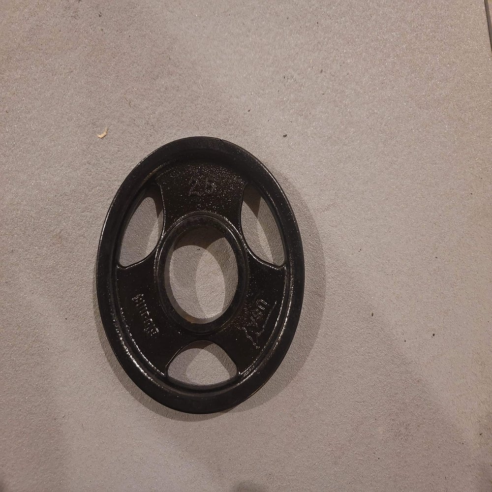 Biggins Machined Cast 2.0 Iron 2.5Lb Olympic Weight Plate Pair