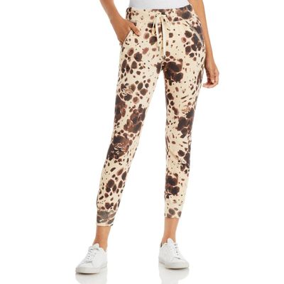 n:PHILANTHROPY Womens Gravity Printed Destroyed Sweatpants Brown S