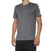 100% Mission Athletic Short Sleeve Tee Heather Charcoal - L view 1