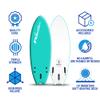 Wavestorm -Foam 5'6" Surfboard/Fish Swallow Tail Surfboard Soft Top for Beginners and All Surfing Levels Youth Complete Set Includes Leash and Multiple Fins view 4