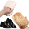 2 Pcs Shoes Polishing Gloves Multifunctional Leather Shoe Polishing Cleaning Cloth Portable Soft Plush Shoes Shine Cloth Handheld Shoe Wipe Gloves for Dusting Polishing and Cleaning Random Color view 3