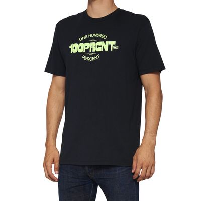100% Serpico Short Sleeve Tee Black - M