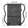 HOLYLUCK Drawstring Backpack Bag Sport Gym Sackpack (black camo) view 2