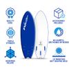 Wavestorm -Foam 5'6" Surfboard/Fish Swallow Tail Surfboard Soft Top for Beginners and All Surfing Levels Youth Complete Set Includes Leash and Multiple Fins view 4