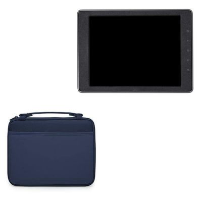 BoxWave Case Compatible with DJI CrystalSky Monitor (7.85 in) - Hard Shell Briefcase, Slim Messenger Bag Briefcase Cover Side Pockets for DJI CrystalSky Monitor (7.85 in) - Navy