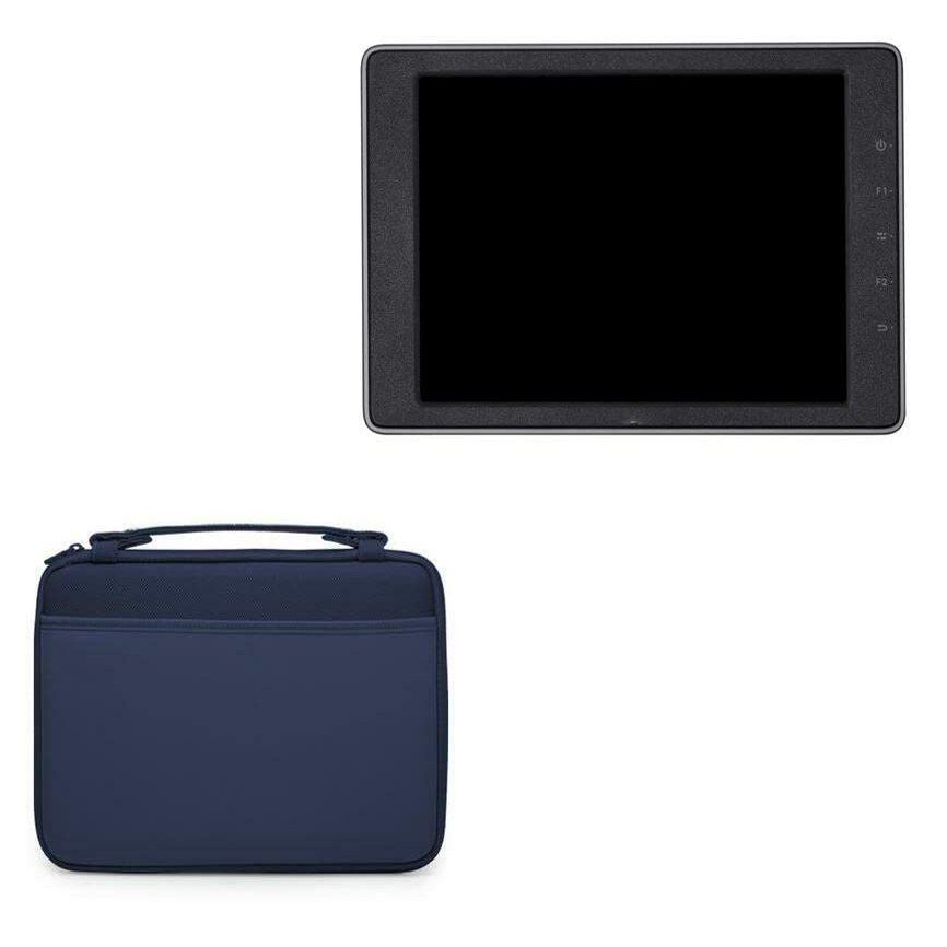BoxWave Case Compatible with DJI CrystalSky Monitor (7.85 in) - Hard Shell Briefcase, Slim Messenger Bag Briefcase Cover Side Pockets for DJI CrystalSky Monitor (7.85 in) - Navy