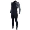 Aqualung Men's AquaFlex Dive Wetsuit - Flexible 4-Way Stretch Neoprene Full Suit w/Powertex Knee Protection for Scuba Diving, Black/Chine Gray, X-Large, 3mm view 1