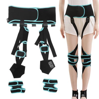 Leg Corrector Strap, High Elasticity O X Type Leg Correction Bandage Legs Posture Corrector Brace Foot Correction Belt for Adults(M(51.2-59.1in))