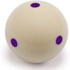 Champion 2-1/4" Billiard Practice Training Pool Cue Ball (6 Purple Dot +6 Black Dot) view 3