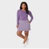 32 Degrees Cool Women's Stretch Woven Skort | Slip-On | Elastic Waistband | Office | Tennis | Golf, Purple Sage, Large view 2