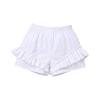 Digood Toddler Girls Boys Casual Shorts Kids Soild Fashion Ruffle Beach Short Pants Summer Elastic Waist Shorts(White,18-24 Months) view 1