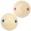 Champion 2-1/4" Billiard Practice Training Pool Cue Ball (6 Blue Dot + 6 Red Dot) view 3