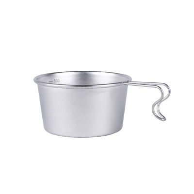 VINTAGE INOX Vintage Deep Sierra Cup, 16.9 fl oz (500 ml), Made in Japan, Outdoor, Camping, Glamping, Veramping, Aging, Unbreakable, Dishwasher Safe, Silver