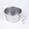 VINTAGE INOX Vintage Deep Sierra Cup, 16.9 fl oz (500 ml), Made in Japan, Outdoor, Camping, Glamping, Veramping, Aging, Unbreakable, Dishwasher Safe, Silver view 2