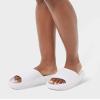 32 Degrees Women's Cloud Slide | Slip-On | Waterproof | Pillow-Like Comfort | Lightweight, White, Large view 2