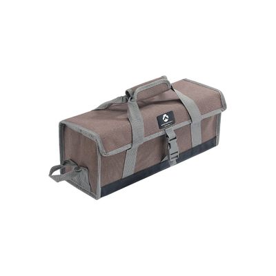 CAMPINGMOON Bottom Waterproof Outdoor Camping Tent Stakes Hammer Multi-Container Storage Box Bag (Canvas, M Size(17.7-inch Length, B-155C))