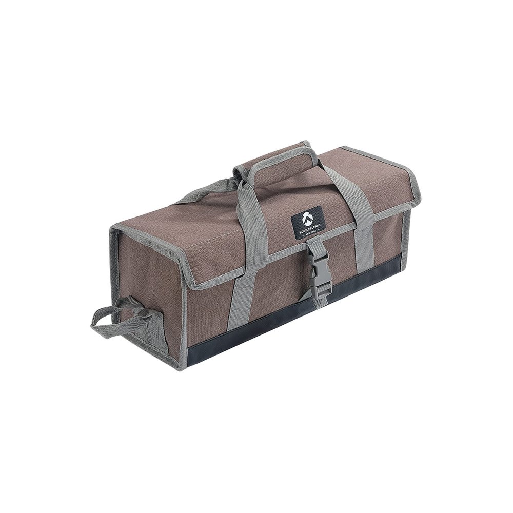 CAMPINGMOON Bottom Waterproof Outdoor Camping Tent Stakes Hammer Multi-Container Storage Box Bag (Canvas, M Size(17.7-inch Length, B-155C))