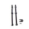 CATAZER Bike Tubeless Presta Air Valve Stem Replacement Kit with Valve Core Remover Tool and Washer 2 Pieces (80mm,Black) view 1