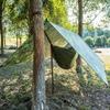LSOAARRT Hammock Rain Fly Tent Tarp,Portable Lightweight Waterproof Windproof Snowproof Camping Shelter 300cm x 300cm view 3