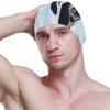 Dallonan Swimming Cap Funny Cow Adult Swim Cap Polyester view 3