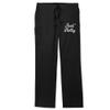TEEAMORE Custom Emroidered Medical Scrub Cargo Pant Add Your Embroidery Name Text Unisex Adult Scrub Pant Black view 4