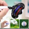 16 Packs Golf Ball Marker Golf Accessories 12 Golf Ball Marking Stencils Letter Stencils Kit Golf Ball Liner Line Marker Template 4 Color Line Markers Pens Golf Ball Alignment and Identification Tool view 2