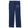 TEEAMORE Custom Emroidered Medical Scrub Cargo Pant Add Your Embroidery Name Text Unisex Adult Scrub Pant Navy view 4