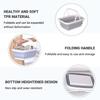 yETO Collapsible Sink 2 Pack Outdoor Camping Picnic Basket 8.5L/2.3Gal Lightweight Portable Foldable Dish Washing Basin/Bucket with Sturdy Handle for Outdoor Camping, Washing, Storage, Grey (YA2210) view 4