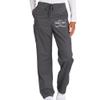 TEEAMORE Custom Emroidered Medical Scrub Cargo Pant Add Your Embroidery Name Text Unisex Adult Scrub Pant Pewter view 3