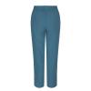 QWENTMTNTY Plus Size Capris Pants for Women Cotton Linen Wide Leg Casual Summer Comfy High Waisted Loose Crop Pants Pockets view 4