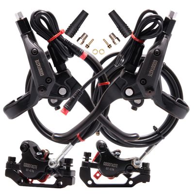 HWWH Hydraulic Disc Brake for Electric Scooters Front Rear Disc Brake Kit for 11/13 inch Electric Scooter Adults