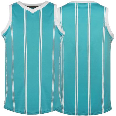 Blank Basketball Jersey Reversible Men's Mesh Athletic Sports Shirts Training Practice (3X-Large, B-Stripe)